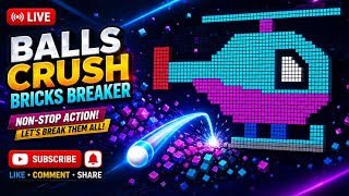🔴 LIVE: Balls Crush Bricks Breaker – Can I Beat This Level? 🎮🔥 screenshot 3