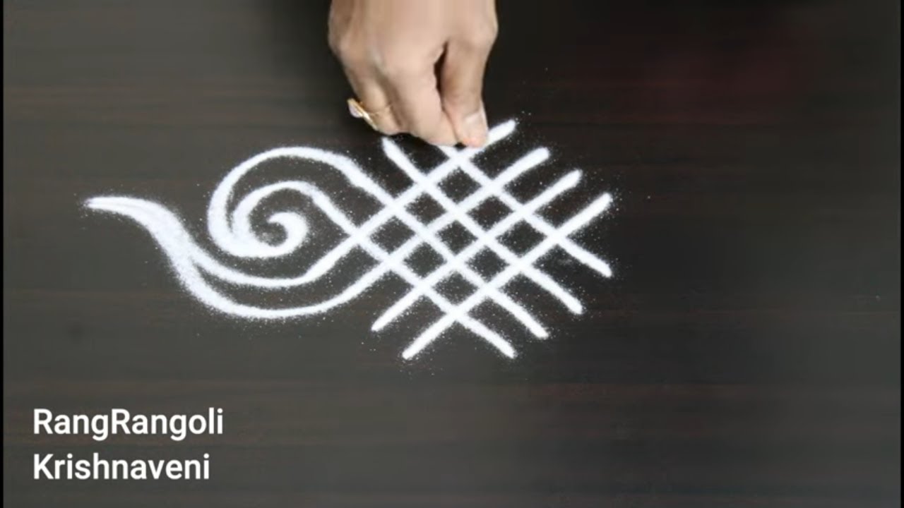 Easy Nelaganta Muggulu🌺Dhanurmasam Muggulu🌺Padi Kolam for Friday🌺RangRangoli Krishnaveni