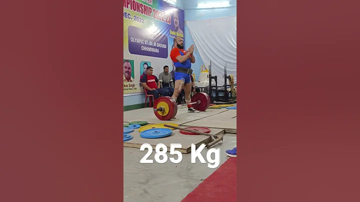 285 kg Deadlift by Aanand Patel in MP senior Power...