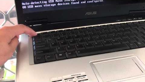 Asus Laptop: How to Start Up With Boot Menu for USB Drive