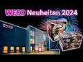 Weco neuheiten 2024  batterie und verbundfeuerwerk  vorschieen eitorf