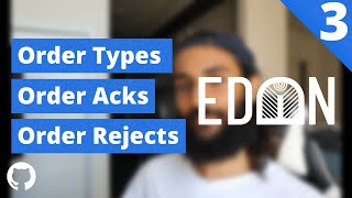 Order Types, Responses & Rejections // Algo Trading Platform (Trading Engine) Series