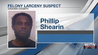 Man arrested for Craven County thefts