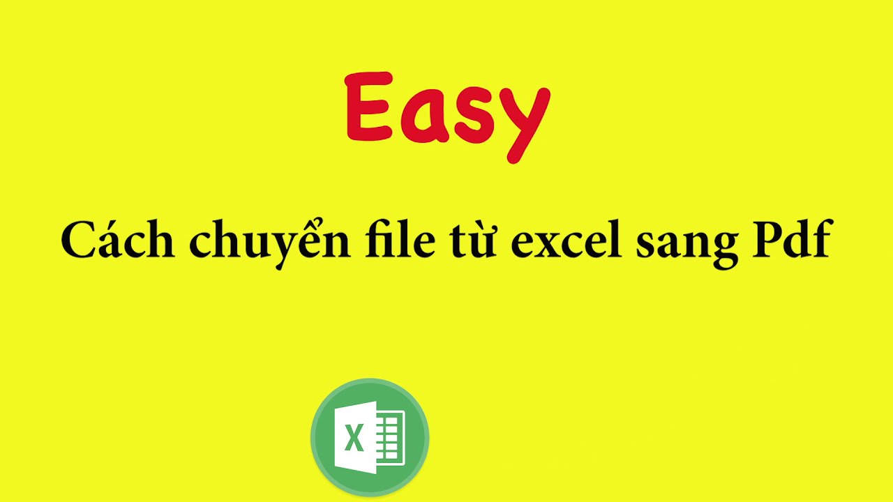  Tip Excel C ch Chuy n File Excel Sang PDF How To Convert Excel To