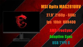 Обзор монитора MSI Opitx MAG281URV его преимущества и недостатки!