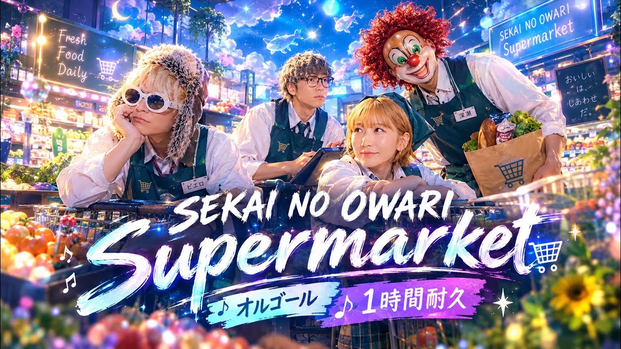 1時間耐久】Supermarket/SEKAI NO OWARI【オルゴール】 - YouTube