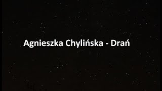 Video thumbnail of "Agnieszka Chylińska - Drań \\ Tekst"