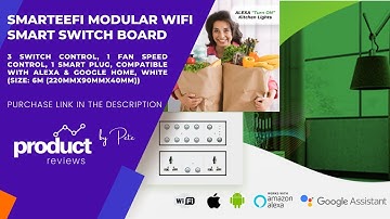 Smart WiFi control switch board for light/fan home automation | Smarteefi Modular  Switch Board