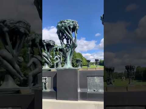 This Is Not A Nudist Park I’m Oslo, Norway #visitoslo #vigelandpark #weirdandwonderful #travelshorts