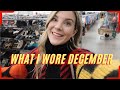 THRIFTED WHAT I WORE DECEMBER || TRAVEL VLOG