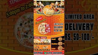 pizza party Javed nihari block 14 coconut ground in near hot and roll in near