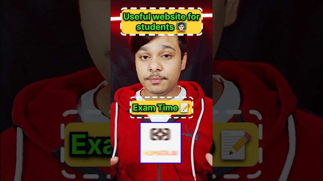 Useful website for students 🧑🏻‍🏫 || Exam time #shorts #exam #students #tech #ai