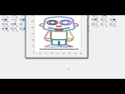 Contour separation and Extraction Matlab