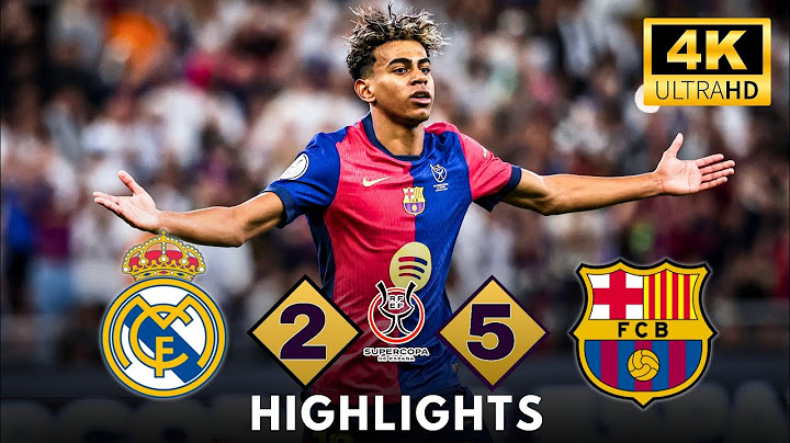 Real Madrid Vs. Barcelona 2-5 | EXTENDED HIGHLIGHTS | Supercopa de España Final | LIVE