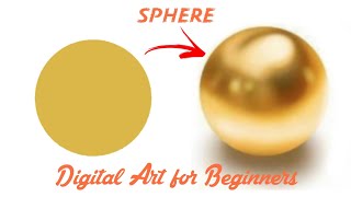 Digital Art for Beginners | Ibispaintx Tutorial | Sphere Drawing in Ibispaintx