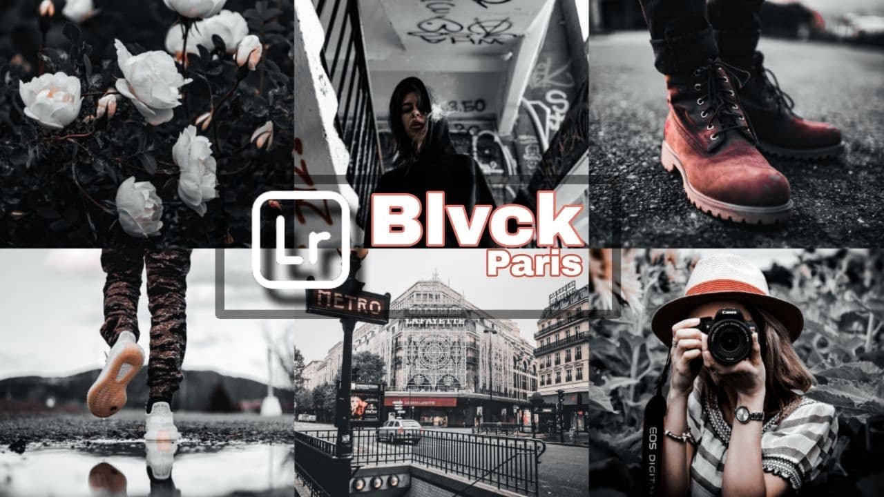 Blvck Paris Presets In_Lightroom Mobile Presets | Black Tone Preset | Lightroom Mobile
