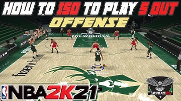 NBA 2K21 Tips How To ISO 1on1 To Play 5 Out Offense EASY In MyTeam & Play Now Online