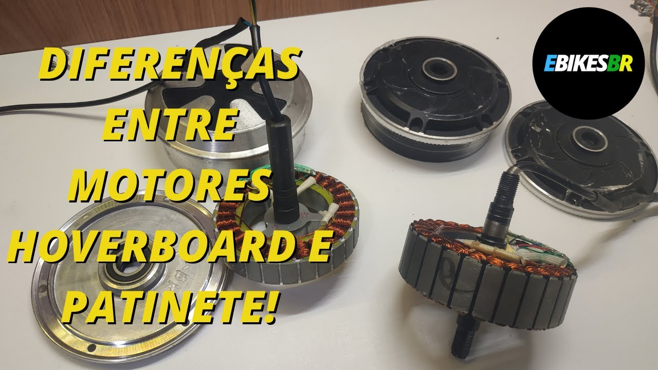 AS DIFERENÇAS ENTRE MOTORES HOVERBOARD E DE PATINETE !!