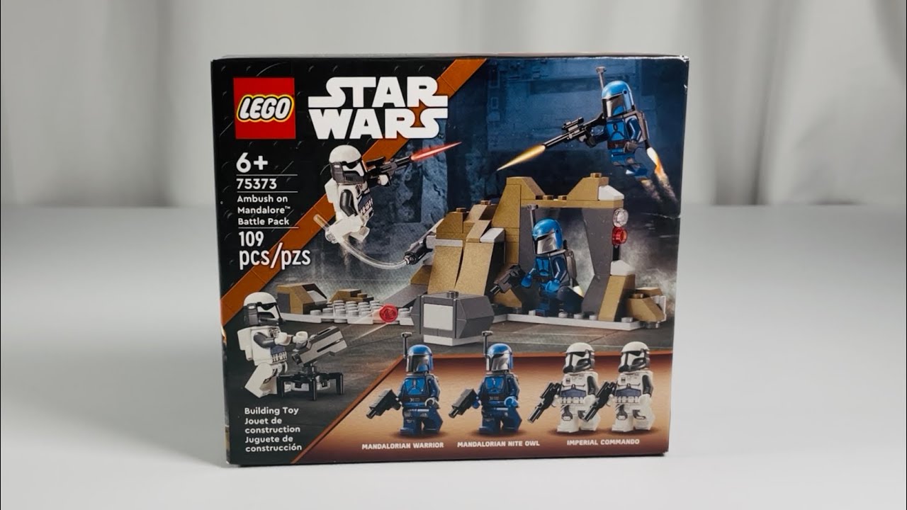LEGO Star Wars 75373 Ambush on Mandalore Battle Pack Speed Build!