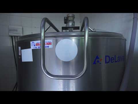 LOTE 117 TANQUE RESFRIADOR INOX 1000 DELAVAL VERTICAL 2013