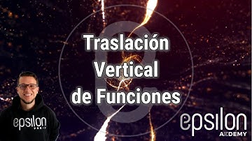 Funciones: Traslación Vertical  #Funciones #ÉpsilonAkdemy