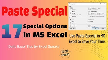 What is Paste Special in Excel | All options in Paste Special | Paste Special Video in Urdu/Hindi?