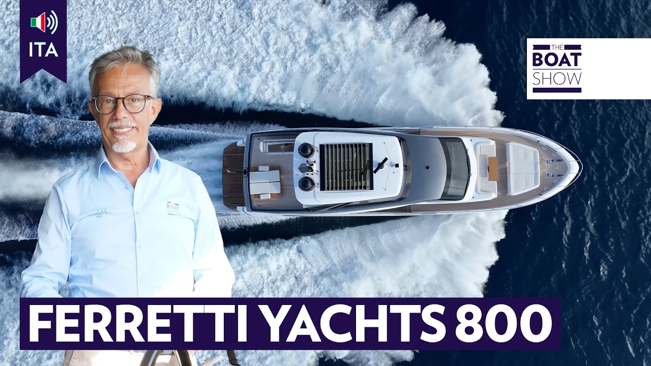 ⁣[ITA] FERRETTI YACHTS 800 - Prova e Tour Superyacht - The Boat Show