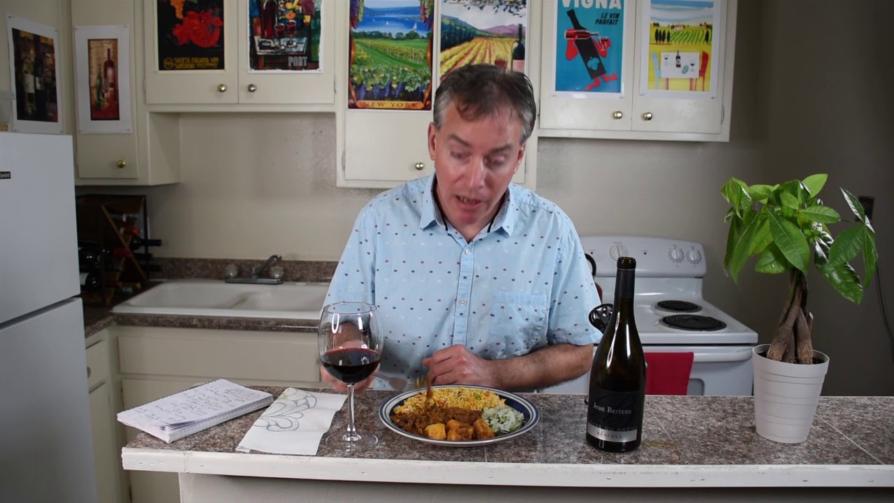 Budget Wine with Bacchus Bruce 2010 Jean Berteau Cotes Du Rhone Reserve France Food and Wine Pairing