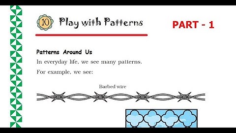 CLASS 3 | MATHS | CH - 10 | PART - 1 PLAY WITH PATTERNS | NCERT | CBSE | BY HAPPY TO TEACH TUTORIAL