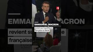 Emmanuel Macron revient sur la politique française au Sahel • #macron  #sahel  #afrique #rfi