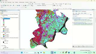 Unsupervised classification in ArcGIS.