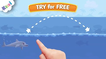 Learning with playable cartoons in Keiki is so cool! Look how dolphin jumps!