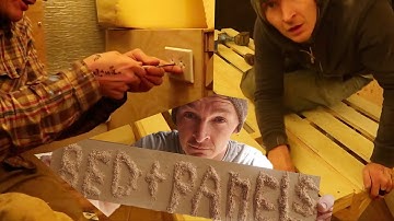 #89 SKOOLIE BUS CONVERSION | Wood Paneling, Metal Stair Trim and Bed Rebuild