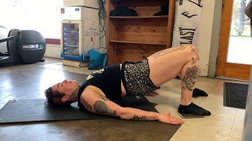 Slick floor bridge curls