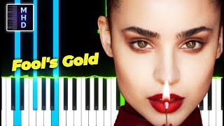 Sofia Carson - Fool's Gold (Piano Tutorial Easy)