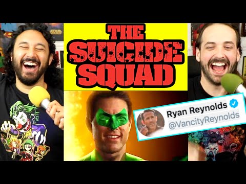 THE SUICIDE SQUAD (New Logo) & Ryan Reynolds RE-CUT Of GREEN LANTERN - REACTION! (DC Fandome)
