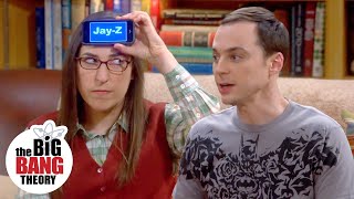 Sheldon And Amy Play Heads Up The Big Bang Theory