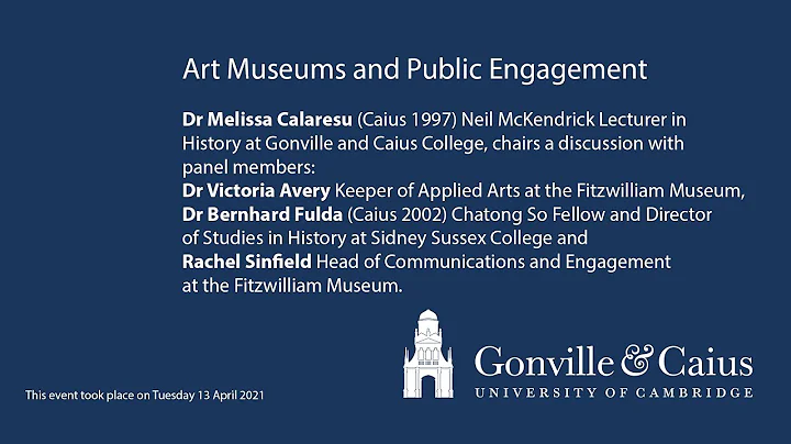 Arts Museums and Public Engagement
