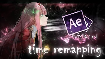 Twixtor and Time Remapping (like @itsvalaaq ) // After  Effects AMV Tutorial
