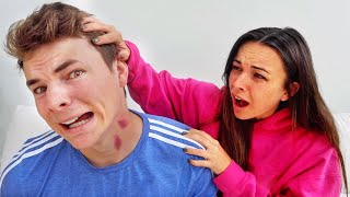 HICKEY PRANK ON SISTER! (bad idea)