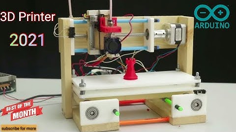 How to Make a 3D printer at Home | Arduino Projects