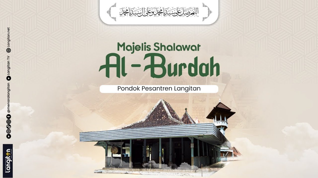 🔴 Live Pembacaan Qashidah Burdah | Pondok Pesantren Langitan