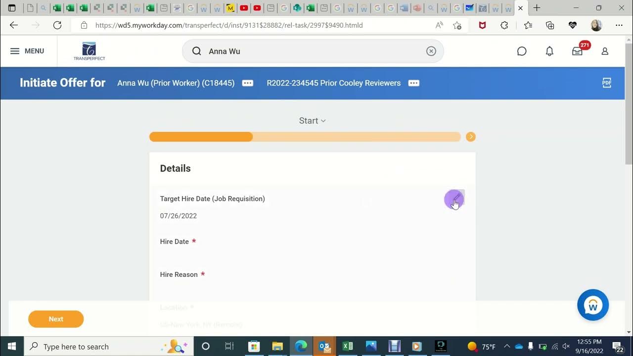how-to-create-a-job-application-in-workday-youtube