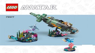 LEGO instructions - Avatar - 75577 - Mako Submarine