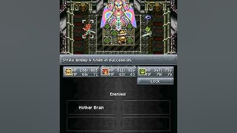 (DS) Chrono Trigger Part 31-3 - Mother Brain