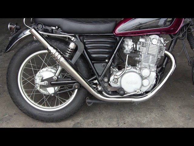 SR400/500用 69トランペット スリップオン アップ (MR EX145U) - YouTube