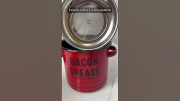 Bacon grease container #fyp #foryou #foryoupage