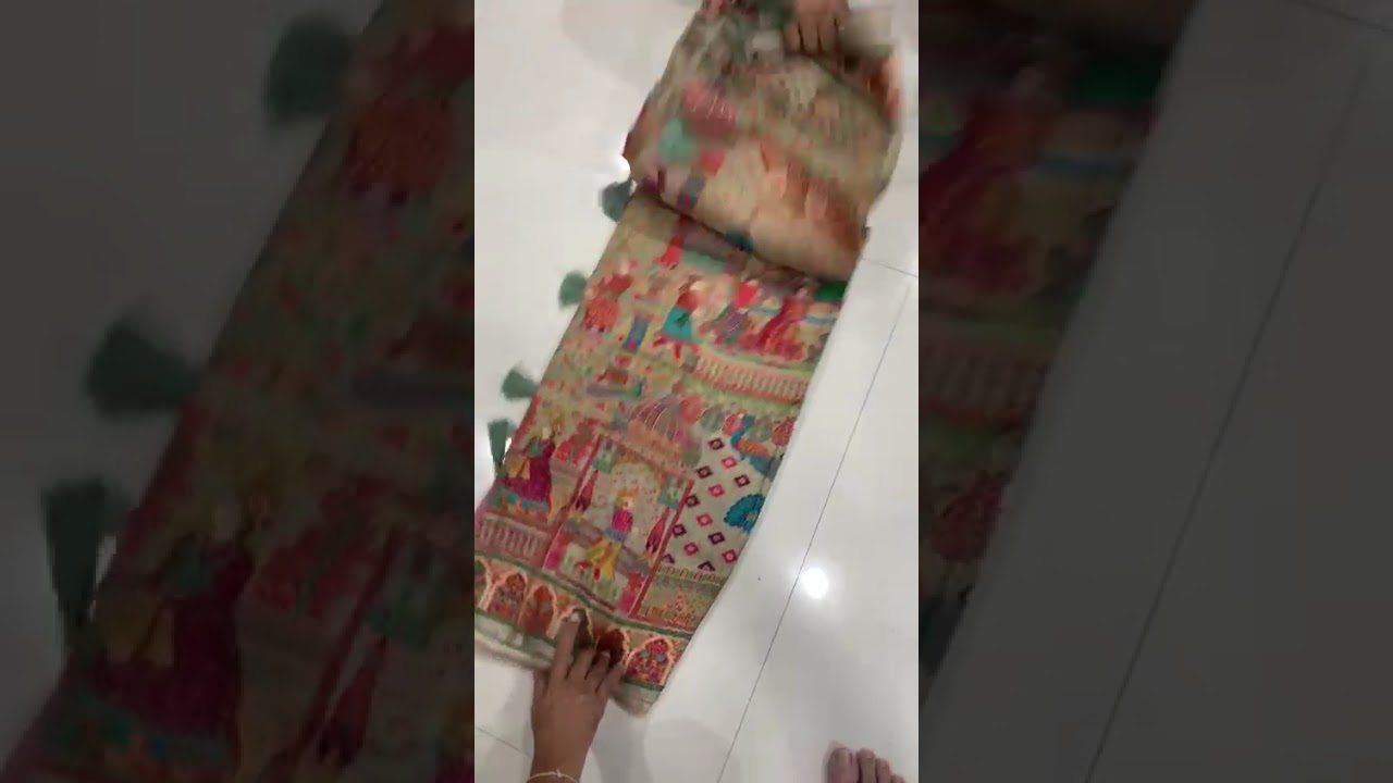 Royal Darbar Pashmina Silk Heritage Mughal Saree