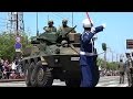 自衛隊の侵攻を巧みに左右に受け流す交通警察
陸上自衛隊 善通寺駐屯地記念行事 市中パレード 20170423