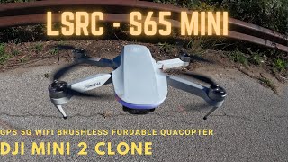 MINI Drone LSRC-S6S GPS 5G WIFI FPV 4K HD Camera Brushless Foldable Quadcopter